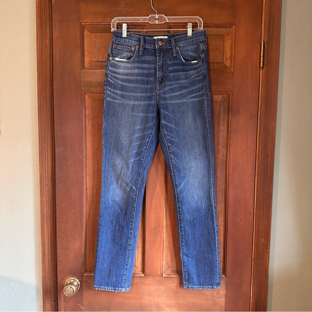 MADEWELL The High Rise Slim Boyjean 26/2 indigo denim jeans | discont’d … - Picture 3 of 14